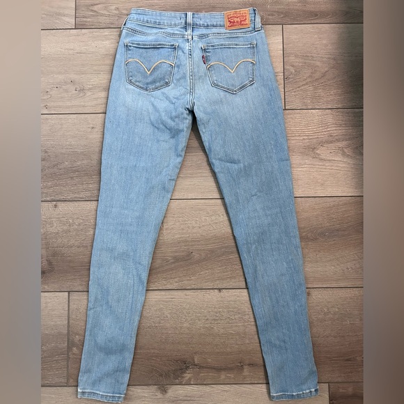 Levi’s 535 Super Skinny Jeans Size 26 Light Blue - Picture 5 of 5